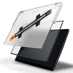 TVRDENÉ SKLO SPIGEN GLASS FC ”EZ FIT” TESLA MODEL X 2022 / MODEL S 2021 BLACK