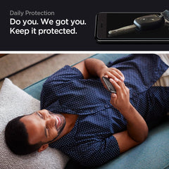 TVRDENÉ SKLO SPIGEN GLASS FC 2-PACK IPHONE 7/8/SE 2020 / SE 2022 BLACK