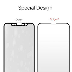 TVRDENÉ SKLO SPIGEN GLASS FC IPHONE X/XS BLACK