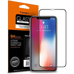 TVRDENÉ SKLO SPIGEN GLASS FC IPHONE X/XS BLACK