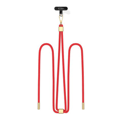 TECH-PROTECT C2S ROPE CROSSBODY STRAP RED/GOLD