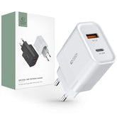 SIEŤOVÁ NABÍJAČKA NA MOBIL A TABLET TECH-PROTECT C30W 2-PORT NETWORK CHARGER PD30W/QC3.0 WHITE