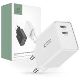 SIEŤOVÁ NABÍJAČKA NA MOBIL A TABLET TECH-PROTECT C35W 2-PORT NETWORK CHARGER PD35W WHITE