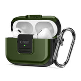 PUZDRO TECH-PROTECT DEFENDER HOOK MAGSAFE APPLE AIRPODS PRO 1 / 2 OLIVE GREEN