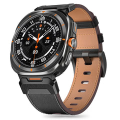 REMIENOK TECH-PROTECT DELTA PRO SAMSUNG GALAXY WATCH ULTRA (47 MM) LEATHER BLACK