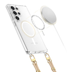 KRYT TECH-PROTECT FLEXAIR CHAIN MAGSAFE GALAXY S25 ULTRA BLACK & TAUPE