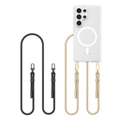 KRYT TECH-PROTECT FLEXAIR CHAIN MAGSAFE GALAXY S25 ULTRA BLACK & TAUPE