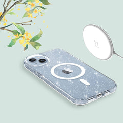 KRYT TECH-PROTECT FLEXAIR HYBRID MAGSAFE IPHONE 15 GLITTER CLEAR