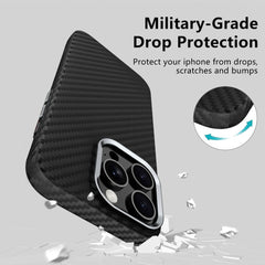 TECH-PROTECT ION CARBON MAGSAFE IPHONE 16E BLACK/SILVER