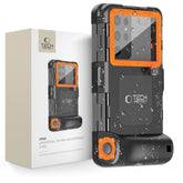 UNIVERZÁLNE VODOTESNÉ PUZDRO TECH-PROTECT IPX8 UNIVERSAL DIVING WATERPROOF CASE BLACK/ORANGE