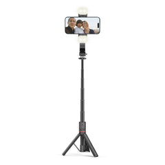 SELFIE TYČ TECH-PROTECT L05S WIRELESS SELFIE STICK TRIPOD & LED LIGHT BLACK