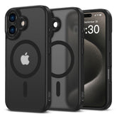 KRYT NA IPHONE 16 TECH-PROTECT MAGCAM MAGSAFEMATTE BLACK