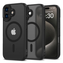KRYT NA IPHONE 16 TECH-PROTECT MAGCAM MAGSAFEMATTE BLACK