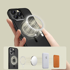 KRYT NA IPHONE 16 PRO TECH-PROTECT MAGEDGE MAGSAFE MATTE BLACK/GUNMETAL