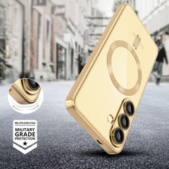 KRYT TECH-PROTECT MAGFLEX MAGSAFE GALAXY S25 EDGE SHINY GOLD