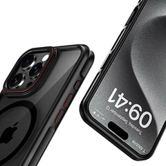 KRYT TECH-PROTECT MAGHYBRID MAGSAFE IPHONE 16 PRO BLACK/RED