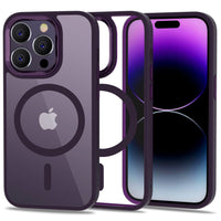 KRYT NA IPHONE 14 PRO MAGSAFE HEYCASE DEEP PURPLE/CLEAR