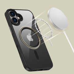 KRYT NA IPHONE 16 PLUS TECH-PROTECT MAGMAT MAGSAFE BLACK/CLEAR