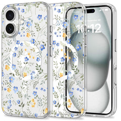KRYT NA IPHONE 16 TECH-PROTECT MAGMOOD MAGSAFE SPRING FLOWERS