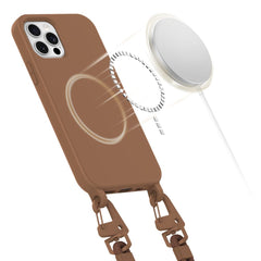 KRYT TECH-PROTECT MAGNECKLACE MAGSAFE IPHONE 12 / 12 PRO CHOCOLATE BROWN