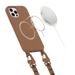KRYT TECH-PROTECT MAGNECKLACE MAGSAFE IPHONE 12 / 12 PRO CHOCOLATE BROWN