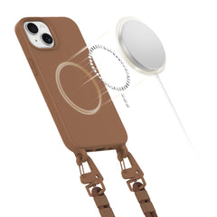 KRYT TECH-PROTECT MAGNECKLACE MAGSAFE IPHONE 14 CHOCOLATE BROWN