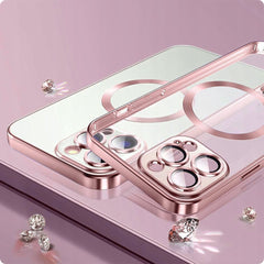 KRYT NA IPHONE 15 PRO MAGSAFE HEYCASE MAGSHINE PRO GOLD