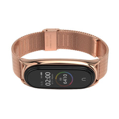 REMIENOK NA XIAOMI MI SMART BAND 5 / 6 / 6 NFC DOOP MILANESE LOOP ROSE GOLD