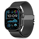 REMIENOK TECH-PROTECT MILANO APPLE WATCH 6 / 7 / 8 / 9 / 10 / SE / ULTRA 1 / 2 (44 / 45 / 46 / 49 MM) BLACK