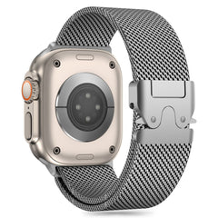 REMIENOK TECH-PROTECT MILANO APPLE WATCH 6 / 7 / 8 / 9 / 10 / SE / ULTRA 1 / 2 (44 / 45 / 46 / 49 MM) SILVER