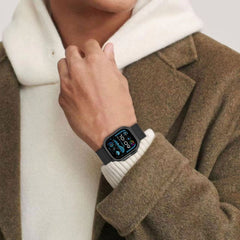 REMIENOK TECH-PROTECT MILANO APPLE WATCH 6 / 7 / 8 / 9 / 10 / SE / ULTRA 1 / 2 (44 / 45 / 46 / 49 MM) SILVER