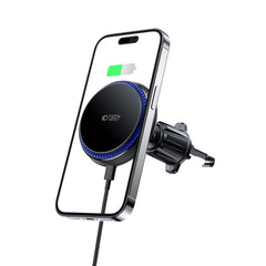 DRŽIAK TELEFÓNU DO AUTA S BEZDRÔTOVÝM NABÍJANÍM TECH-PROTECT MM15W-V4 MAGNETIC MAGSAFE VENT CAR MOUNT WIRELESS CHARGER 15W BLACK