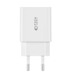SIEŤOVÁ NABÍJAČKA NA MOBIL A TABLET TECH-PROTECT NC30W 2-PORT NETWORK CHARGER PD30W/QC3.0 WHITE
