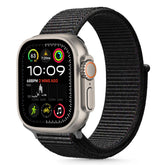 REMIENOK TECH-PROTECT NYLON APPLE WATCH 6 / 7 / 8 / 9 / 10 / SE / ULTRA 1 / 2 (44 / 45 / 46 / 49 MM) BLACK
