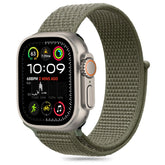 REMIENOK TECH-PROTECT NYLON APPLE WATCH 6 / 7 / 8 / 9 / 10 / SE / ULTRA 1 / 2 (44 / 45 / 46 / 49 MM) CARGO KHAKI