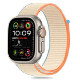 REMIENOK TECH-PROTECT NYLON APPLE WATCH 6 / 7 / 8 / 9 / 10 / SE / ULTRA 1 / 2 (44 / 45 / 46 / 49 MM) CREAM