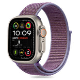 REMIENOK TECH-PROTECT NYLON APPLE WATCH 6 / 7 / 8 / 9 / 10 / SE / ULTRA 1 / 2 (44 / 45 / 46 / 49 MM) LILAC