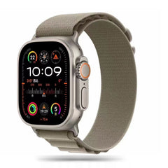 REMIENOK DOOP ALPINE EVEREST APPLE WATCH 6 / 7 / 8 / 9 / 10 / SE / ULTRA 1 / 2 (44 / 45 / 46 / 49 MM) TITANIUM/OLIVE