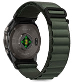 REMIENOK TECH-PROTECT NYLON PRO GARMIN FENIX 5 / 6 / 6 PRO / 7 / 8 (47 MM) / E OLIVE GREEN