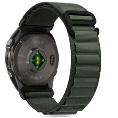 REMIENOK TECH-PROTECT NYLON PRO GARMIN FENIX 5 / 6 / 6 PRO / 7 / 8 (47 MM) / E OLIVE GREEN