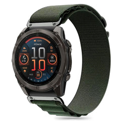 REMIENOK TECH-PROTECT NYLON PRO GARMIN FENIX 5X / 5X PLUS / 6X / 6X PRO / 7X / 8 (51 MM) OLIVE GREEN