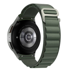 REMIENOK HEYBAND NYLON PRO SAMSUNG GALAXY WATCH 4 / 5 / 5 PRO / 6 / 7 / FE MILITARY GREEN