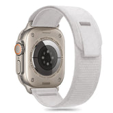 REMIENOK TECH-PROTECT NYLON STRIPE APPLE WATCH 6 / 7 / 8 / 9 / 10 / SE / ULTRA 1 / 2 (44 / 45 / 46 / 49 MM) CRAYON GREY