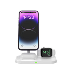 BEZDRÔTOVÁ NABÍJAČKA 3IN1TECH-PROTECT QI15W-A22 MAGNETIC MAGSAFE WIRELESS CHARGER WHITE