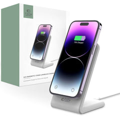 BEZDRÔTOVÁ NABÍJAČKA TECH-PROTECT QI15W-A23 MAGNETIC MAGSAFE WIRELESS CHARGER WHITE