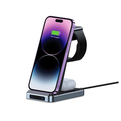 BEZDRÔTOVÁ NABÍJAČKA 3IN1 QI15W-A26 WIRELESS CHARGER BLACK