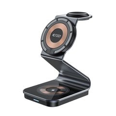 BEZDRÔTOVÁ NABÍJAČKA 3IN1 QI15W-A29 MAGNETIC MAGSAFE WIRELESS CHARGER BLACK