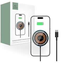 BEZDRÔTOVÁ NABÍJAČKA TECH-PROTECT QI15W-A30 MAGNETIC MAGSAFE WIRELESS CHARGER BLACK