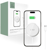 BEZDRÔTOVÁ NABÍJAČKA TECH-PROTECT QI15W-A34 MAGNETIC MAGSAFE WIRELESS CHARGER WHITE