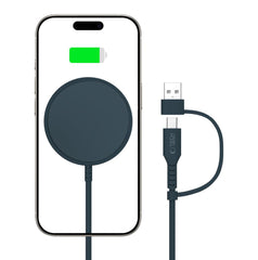 BEZDRÔTOVÁ NABÍJAČKA TECH-PROTECT QI15W-A44 MAGNETIC MAGSAFE WIRELESS CHARGER NAVY BLUE